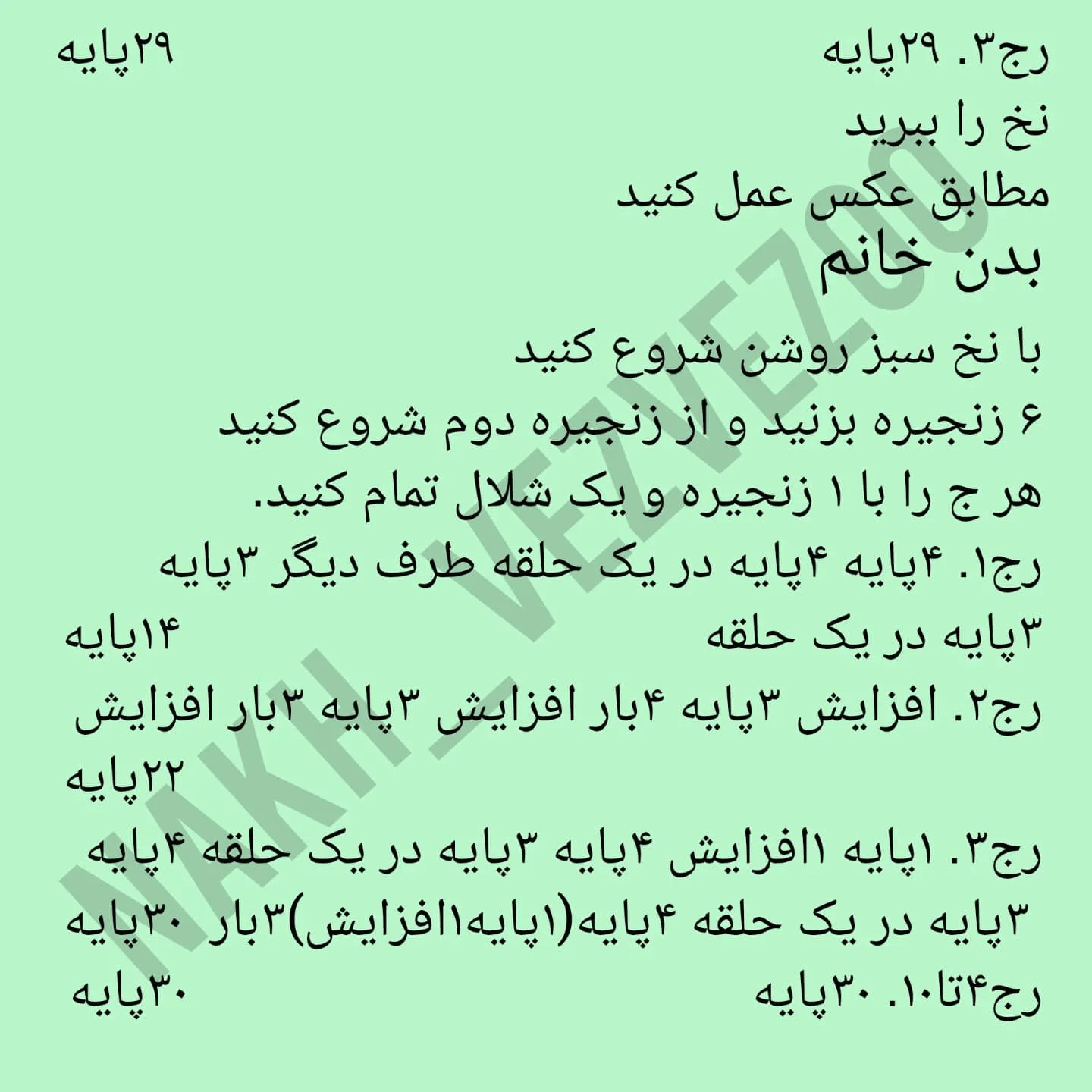 دستور بافت عروسک های کلیدی