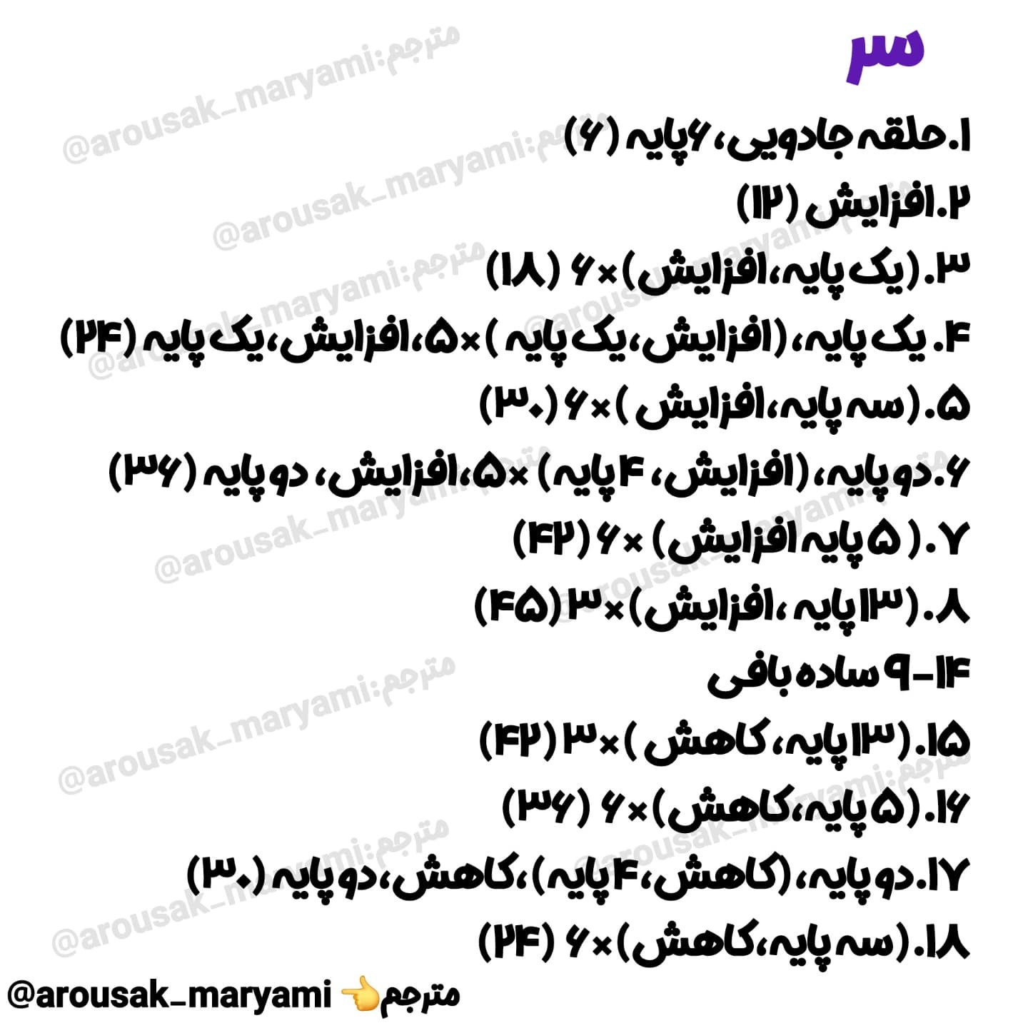 دستور بافت خرگوش نمدی