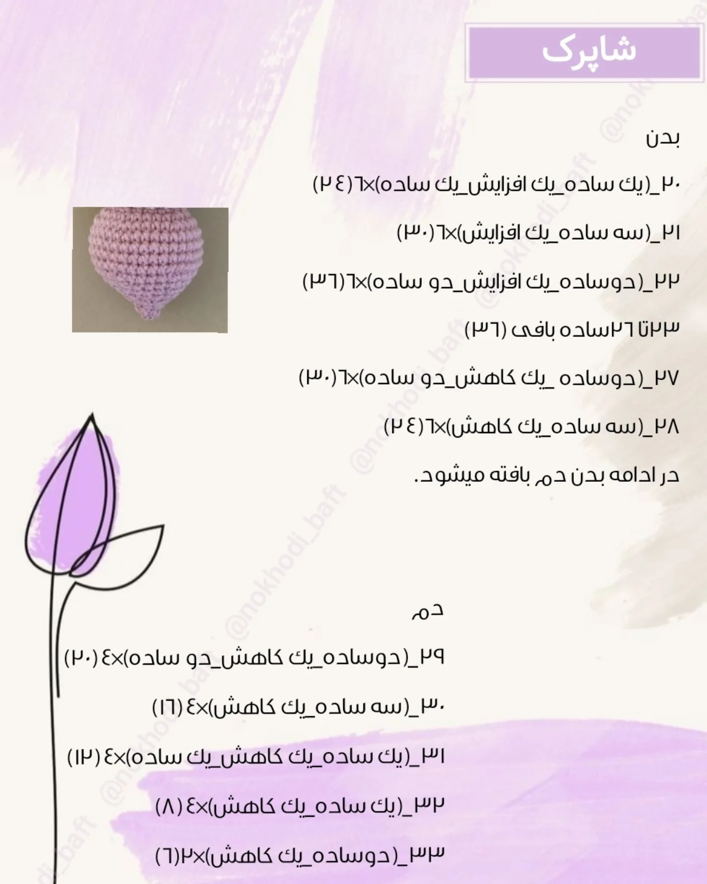 دستور بافت شاپرک