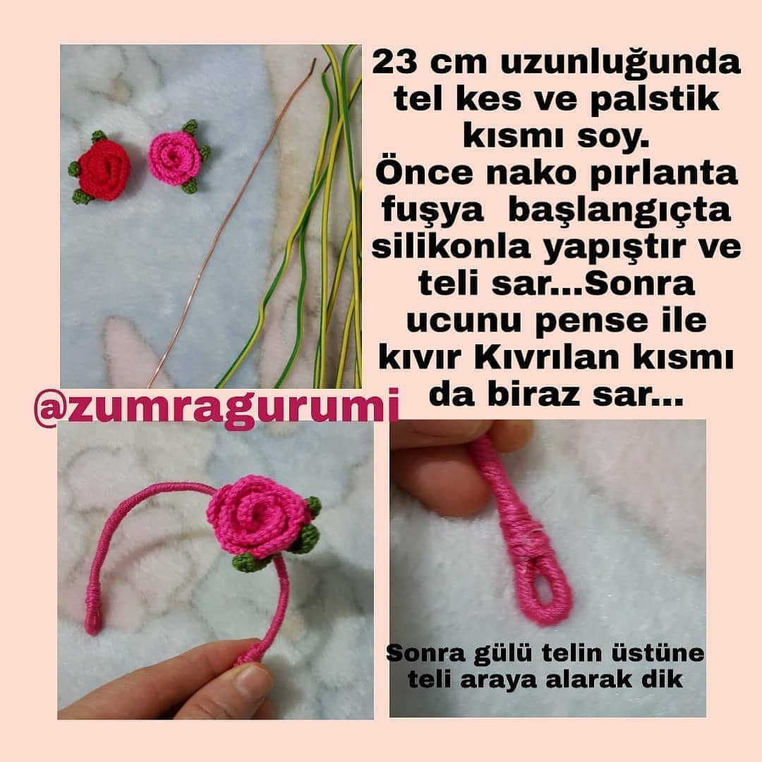 Duru Bebek Taç: Şirin Gül Motifli Örgü Tarifi