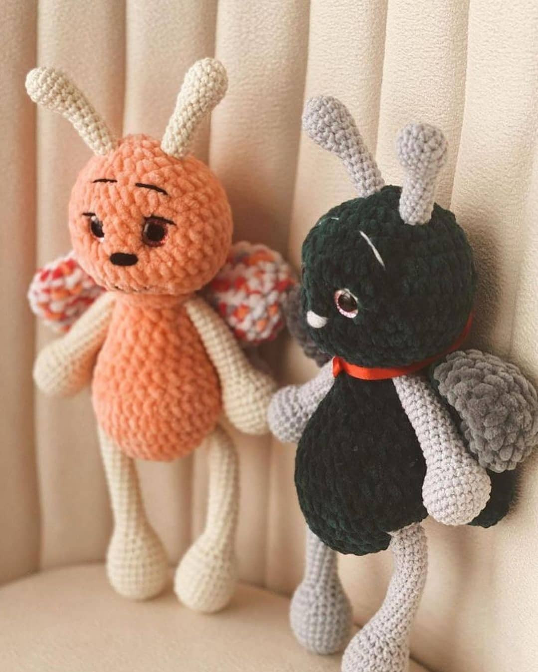 El yapımı Kelebek Amigurumi Örnekleri