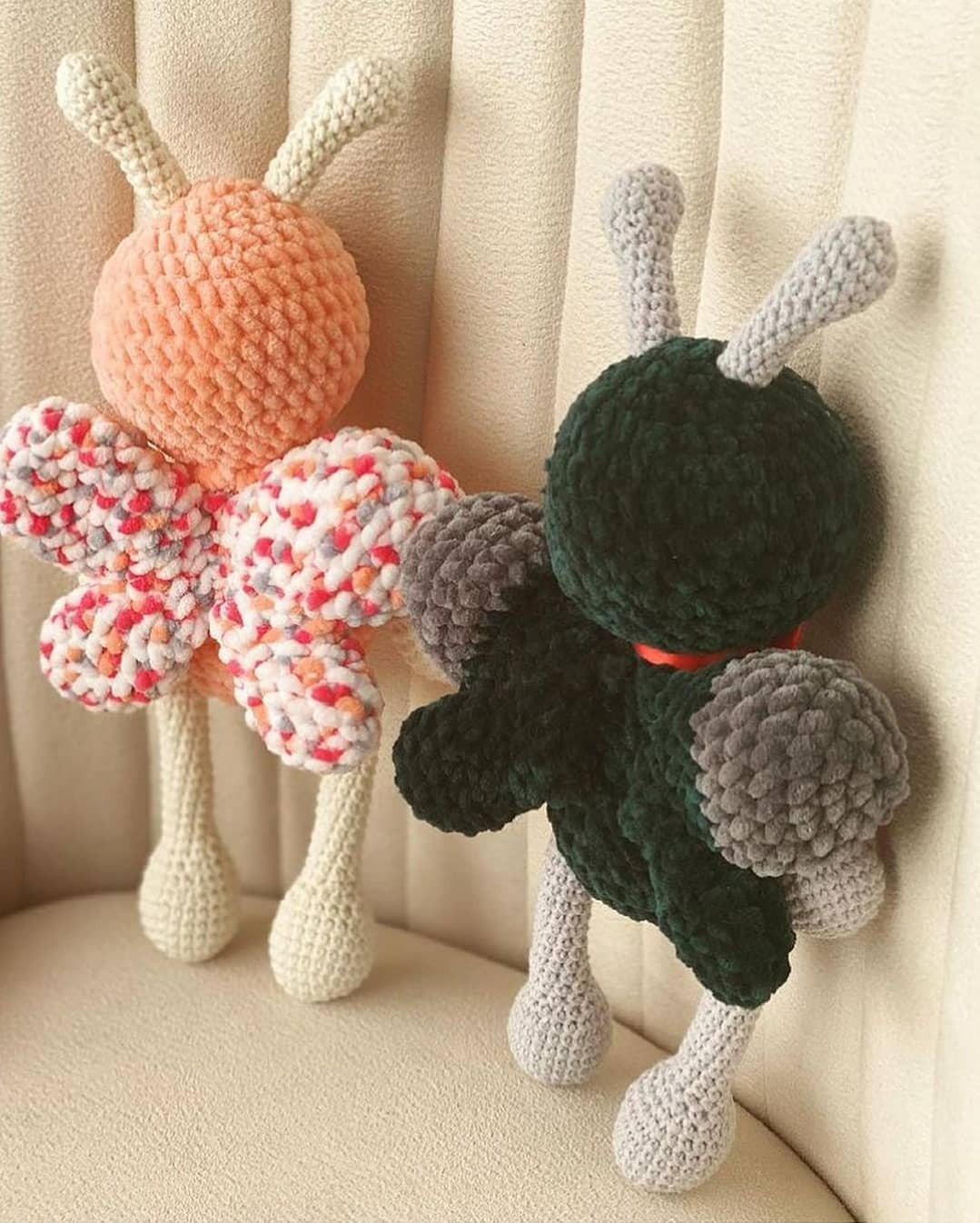 El yapımı Kelebek Amigurumi Örnekleri
