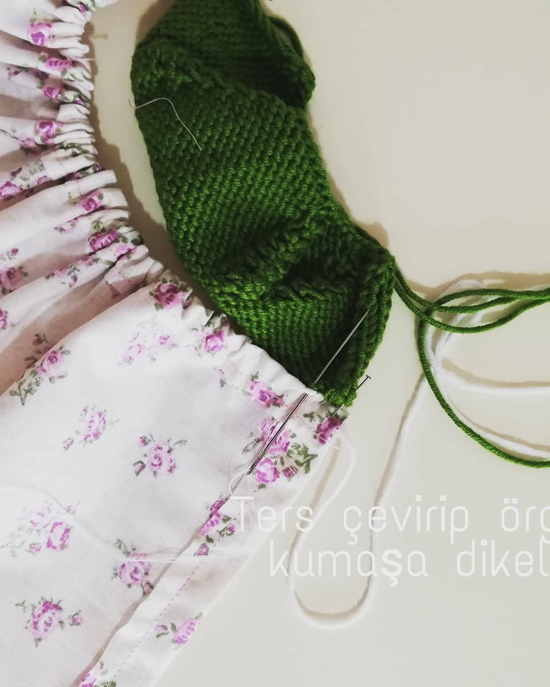 Elbise modeli şeması: Minyatür örgü elbise tarifi