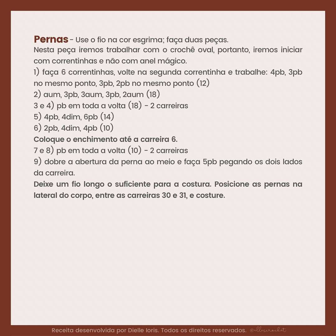 Elefantinho Theo: Gráfico de Crochê Grátis