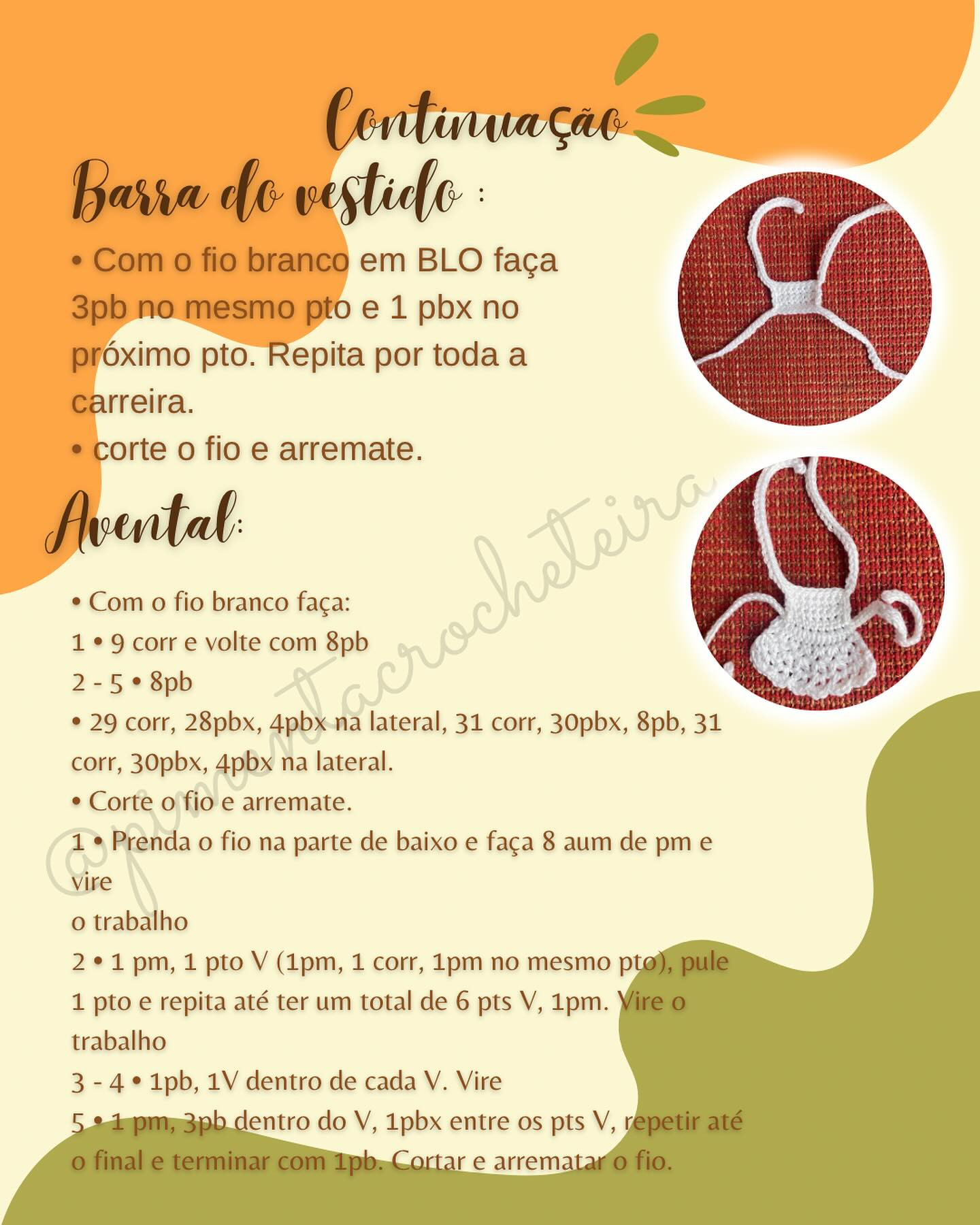 Emília: Gráfico de crochê gratuito da boneca anos 80.