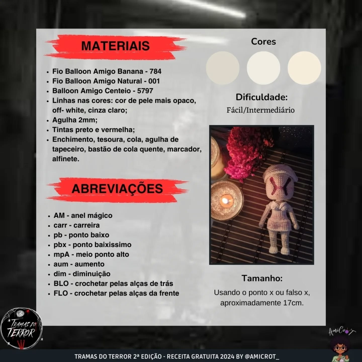 Enfermeira Silent Hill: Gráfico de crochê gratuito