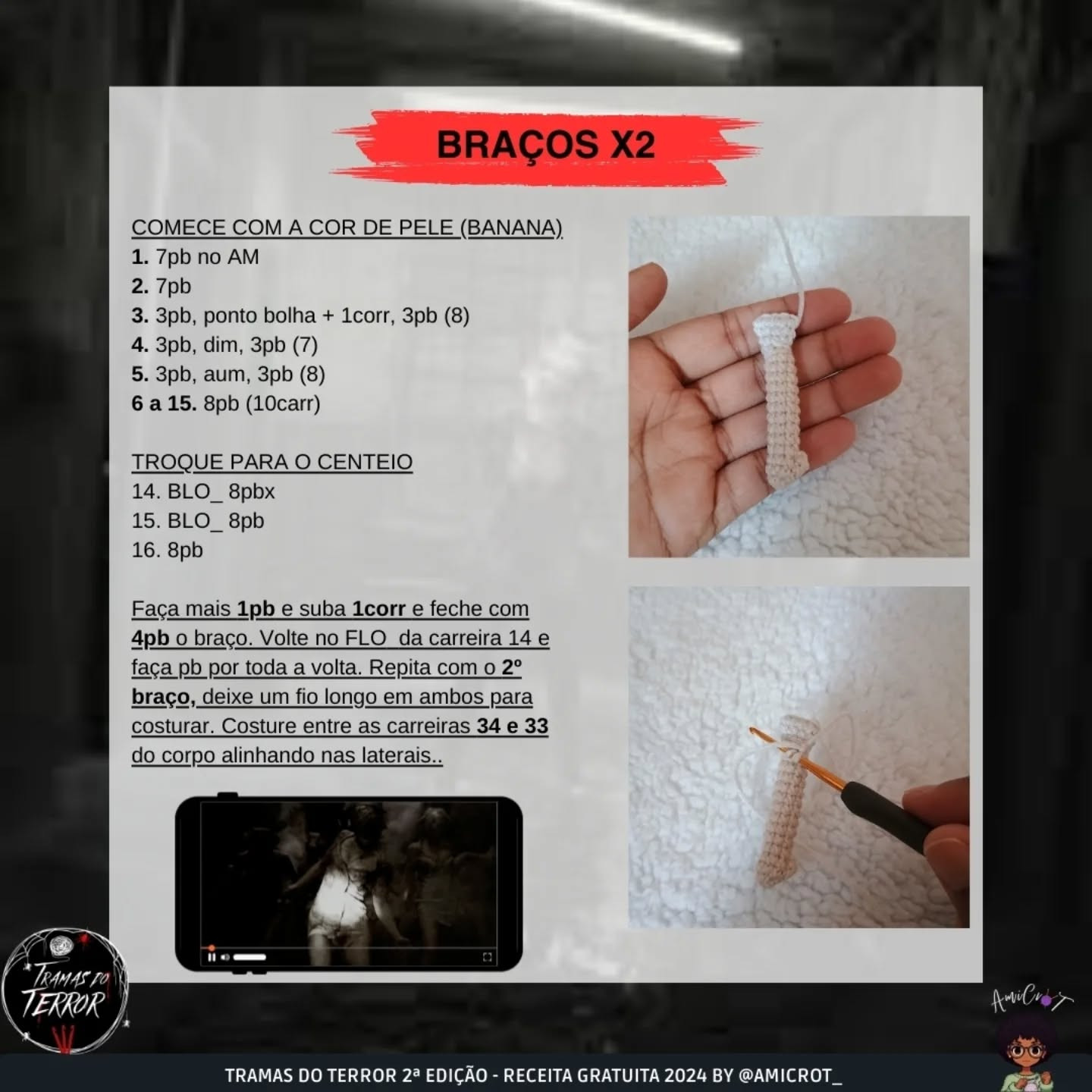 Enfermeira Silent Hill: Gráfico de crochê gratuito