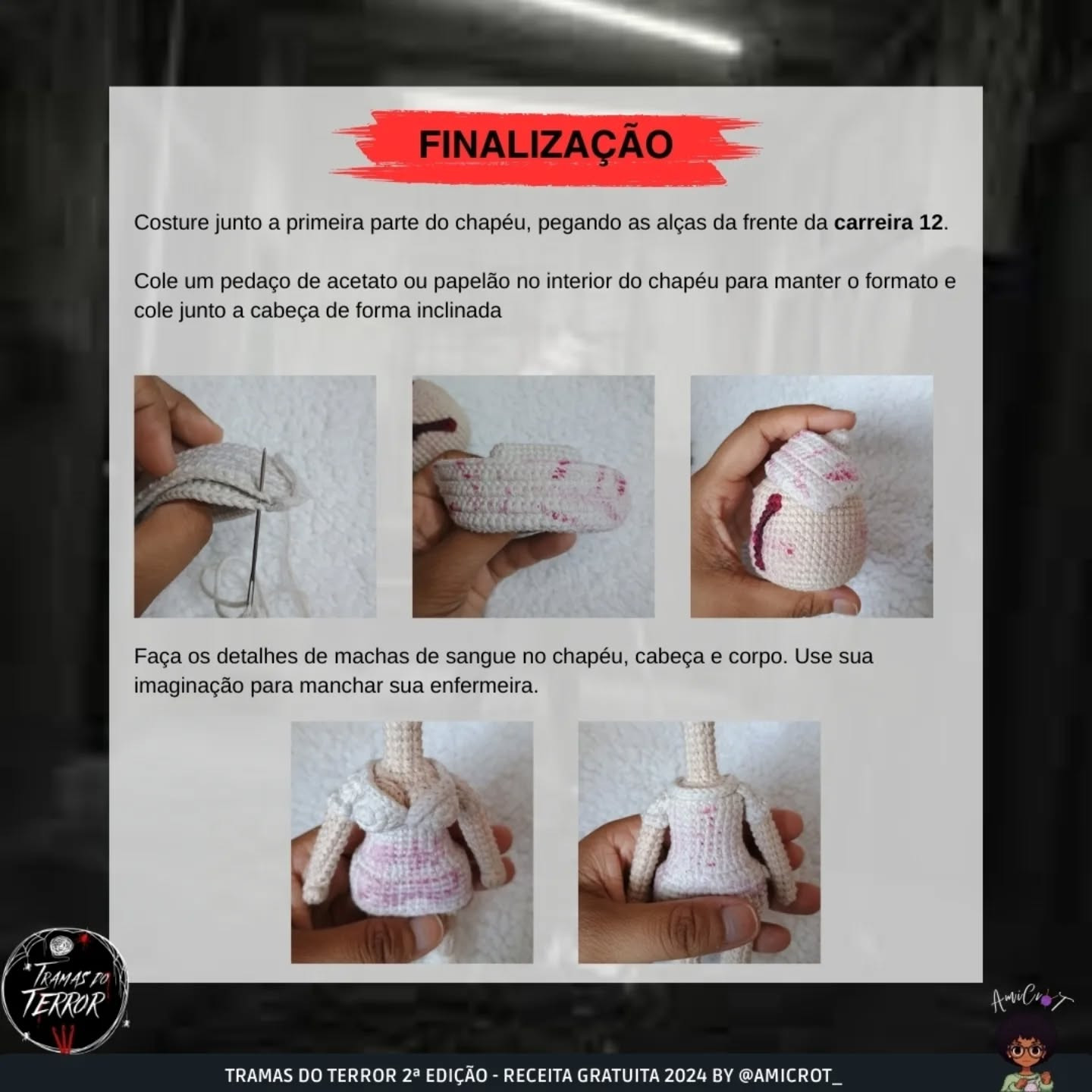 Enfermeira Silent Hill: Gráfico de crochê gratuito