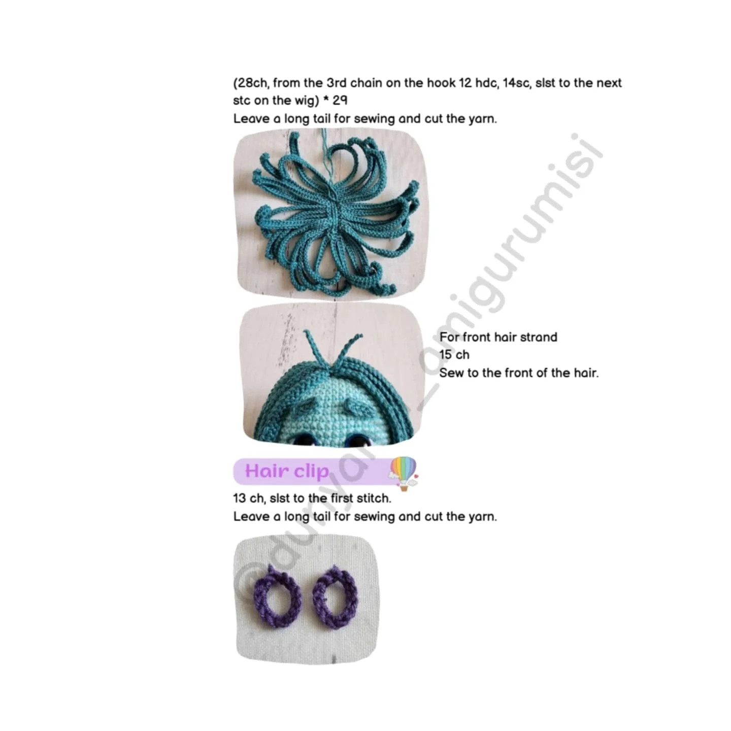 envy doll pattern crochet