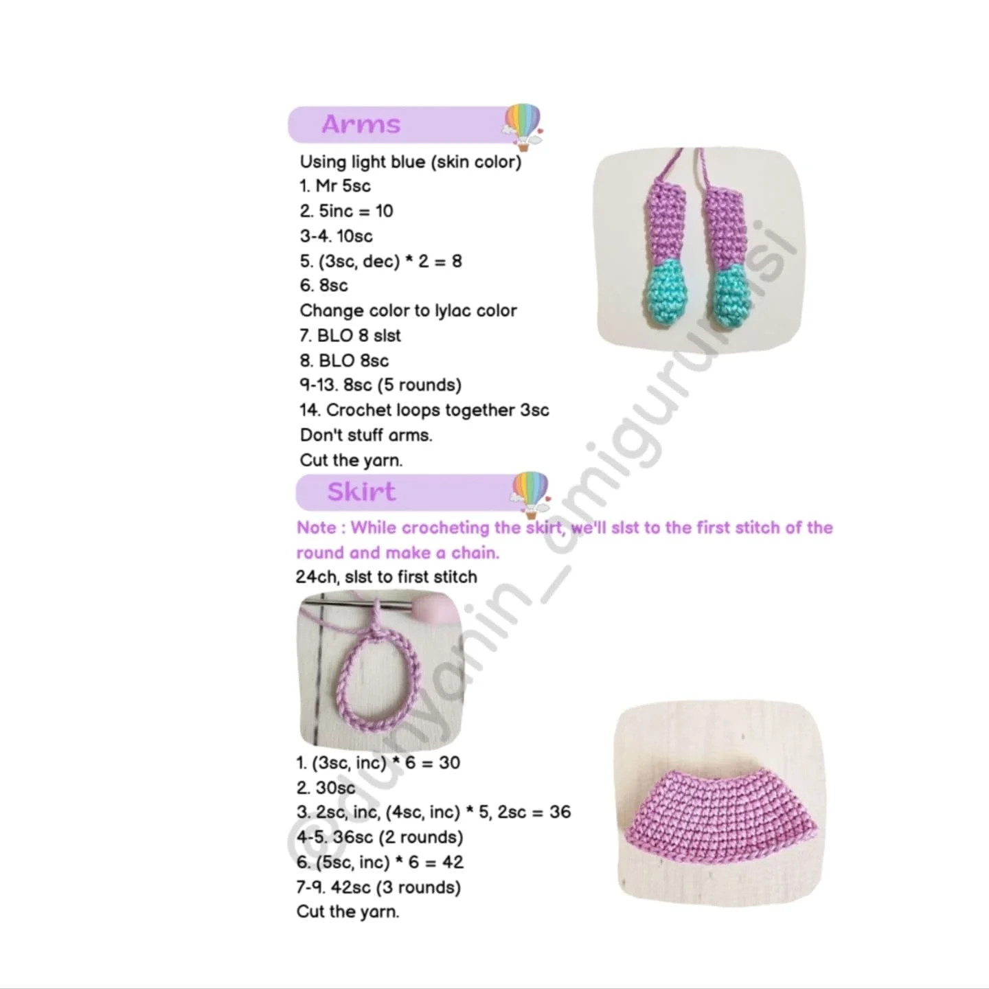 envy doll pattern crochet