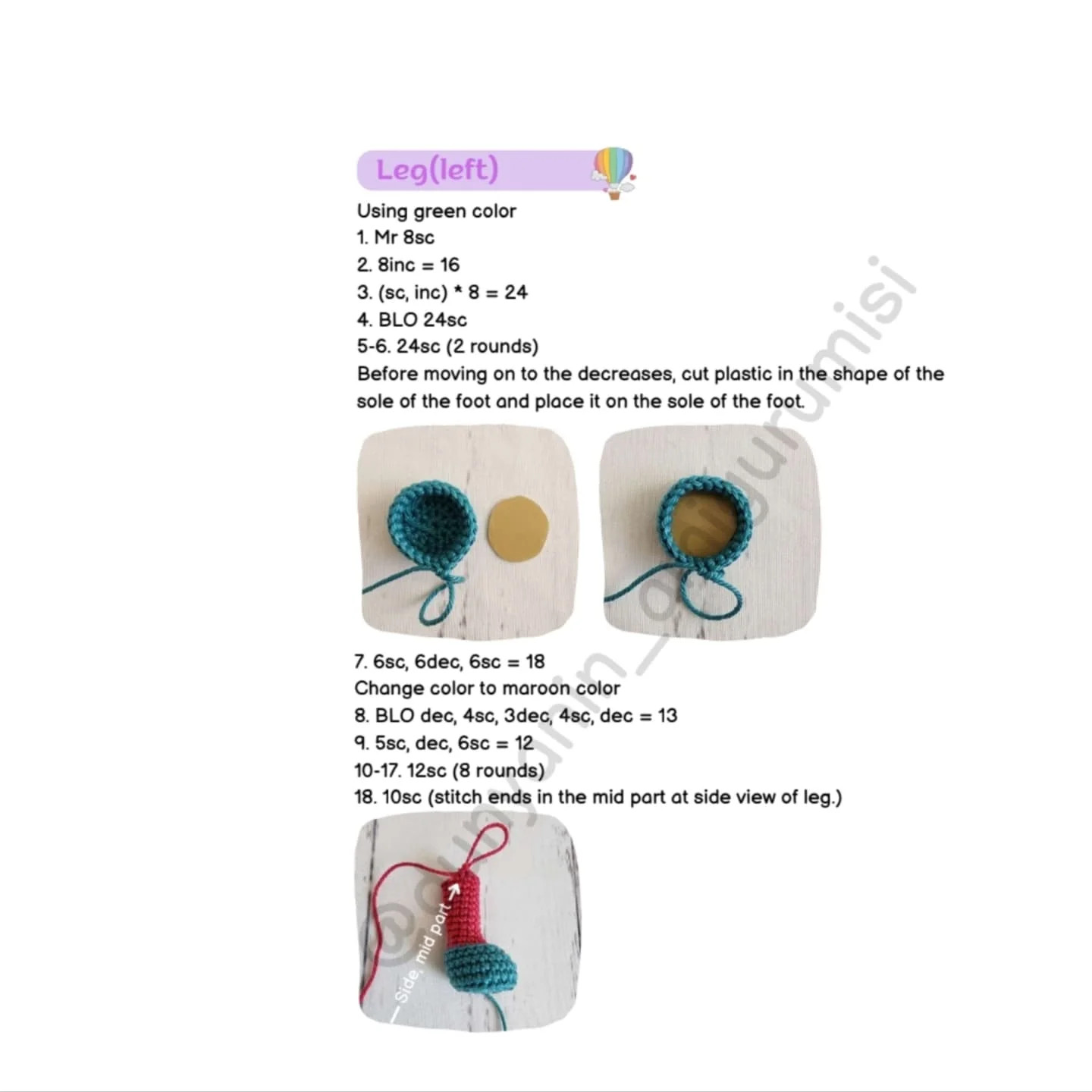 envy doll pattern crochet