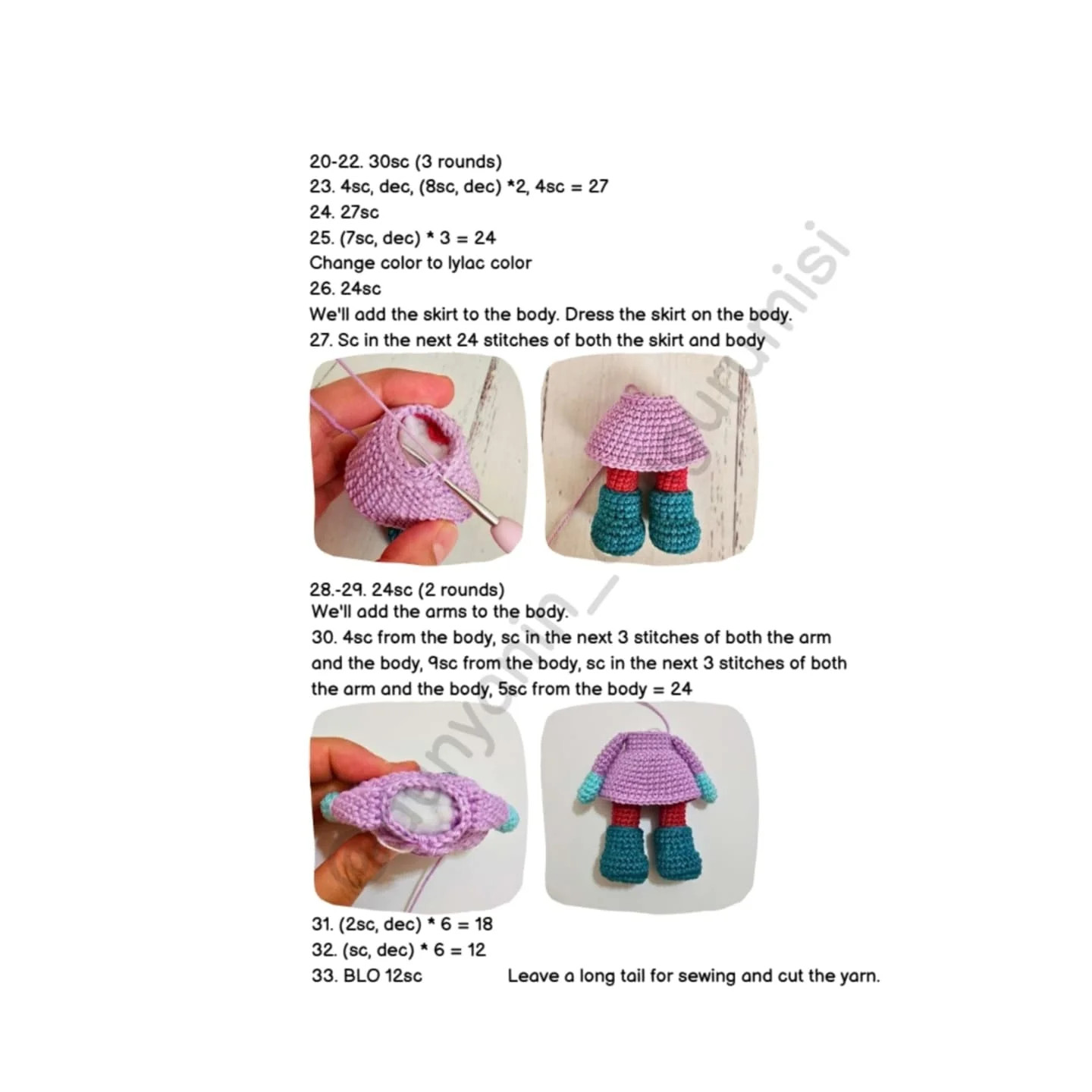 envy doll pattern crochet