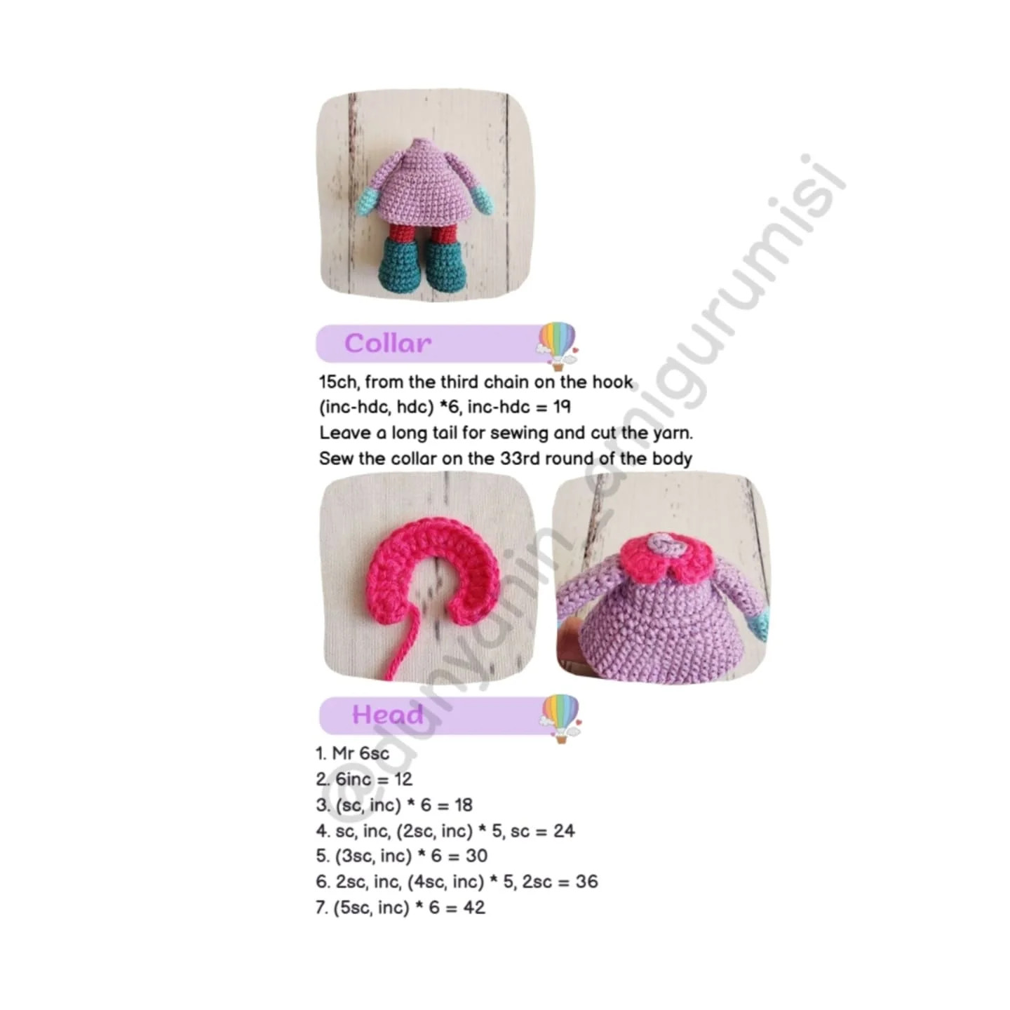 envy doll pattern crochet