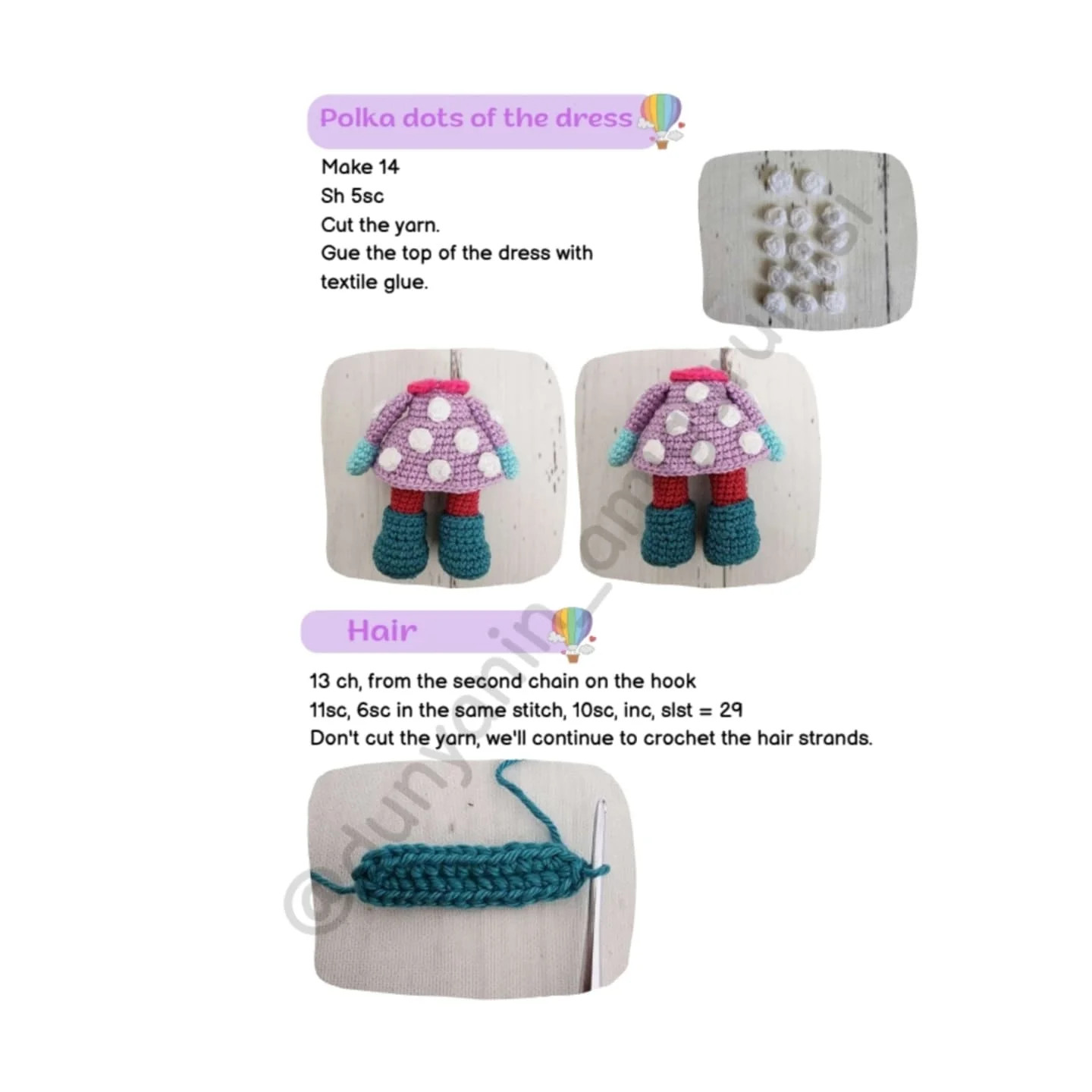 envy doll pattern crochet