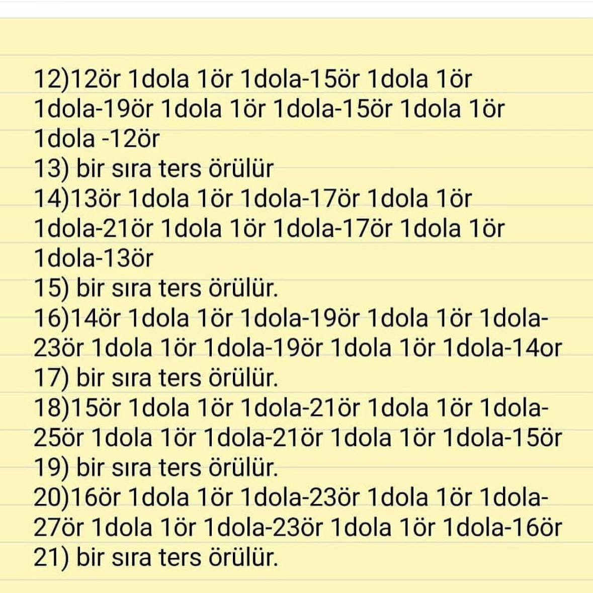 ESTİVA BEBEK ÖRNEĞİ TAM TALİMAT