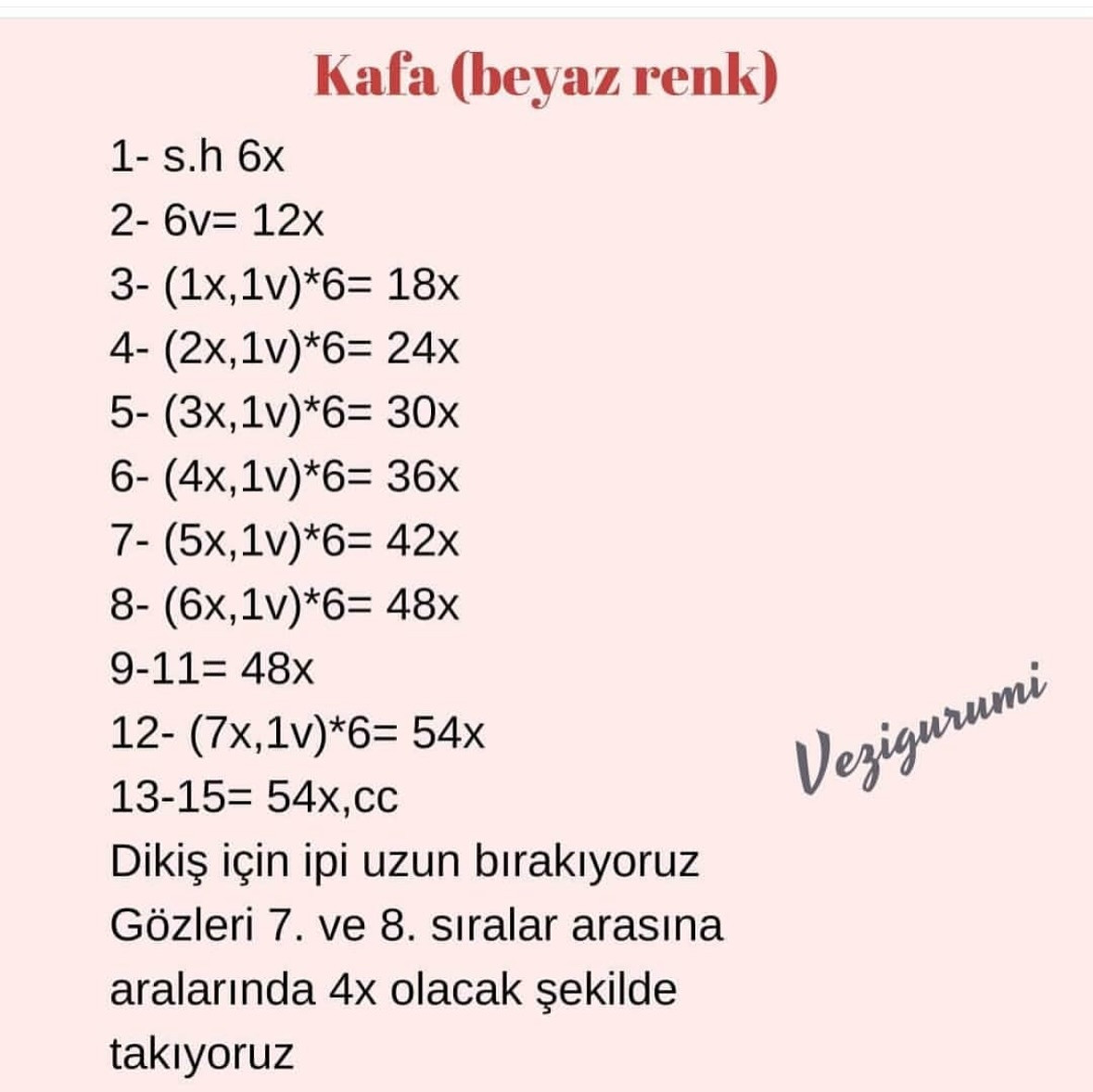 Fıçıdan Pişi Kedi Anahtarlık Tığ İşi Şeması