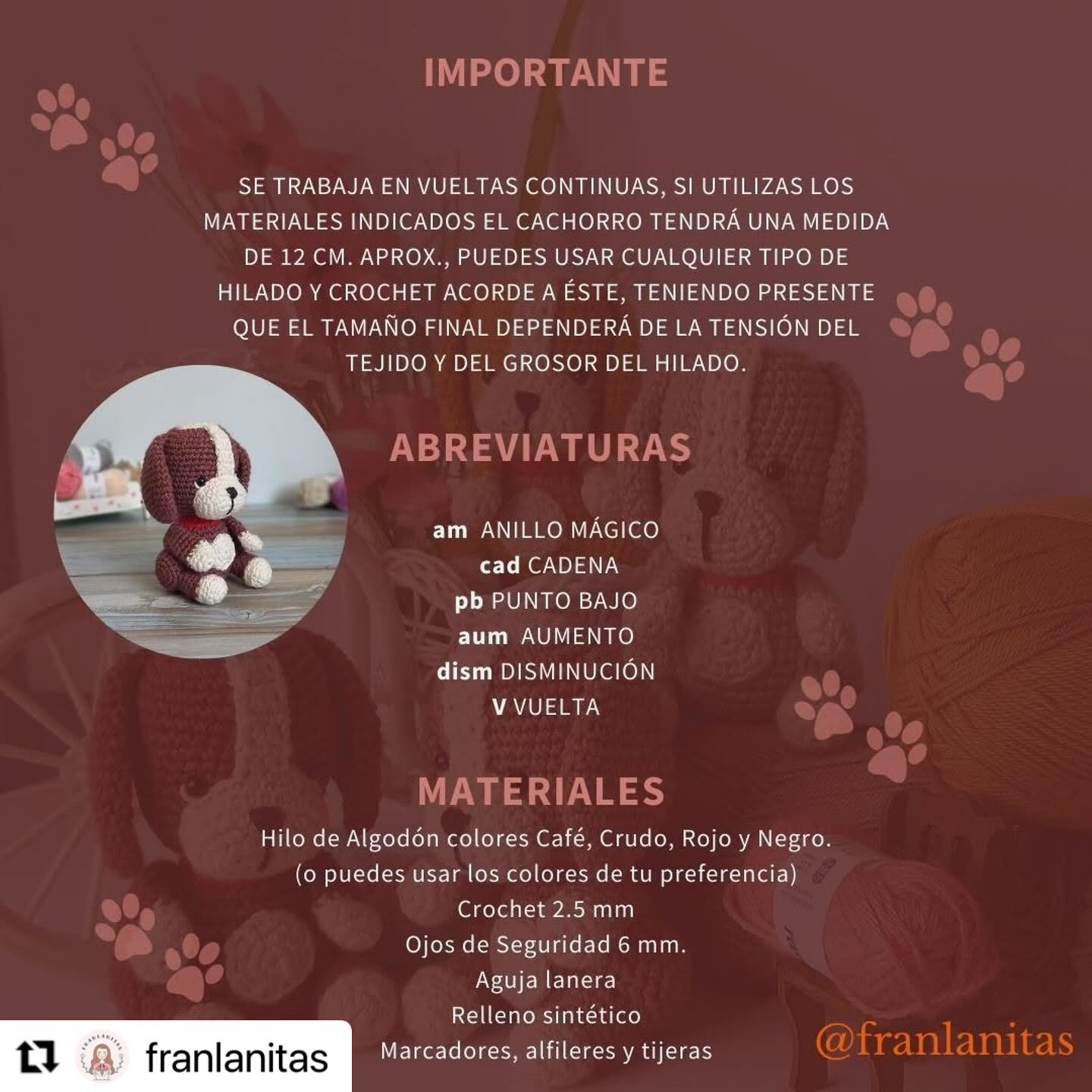 Fiesta de Cachorros: Patrón de Ganchillo Gratis