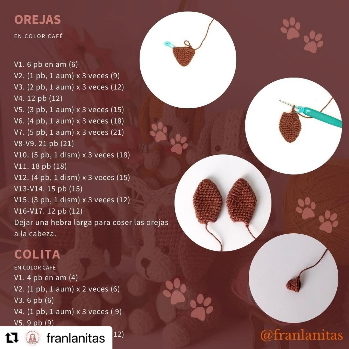 Fiesta de Cachorros: Patrón de Ganchillo Gratis