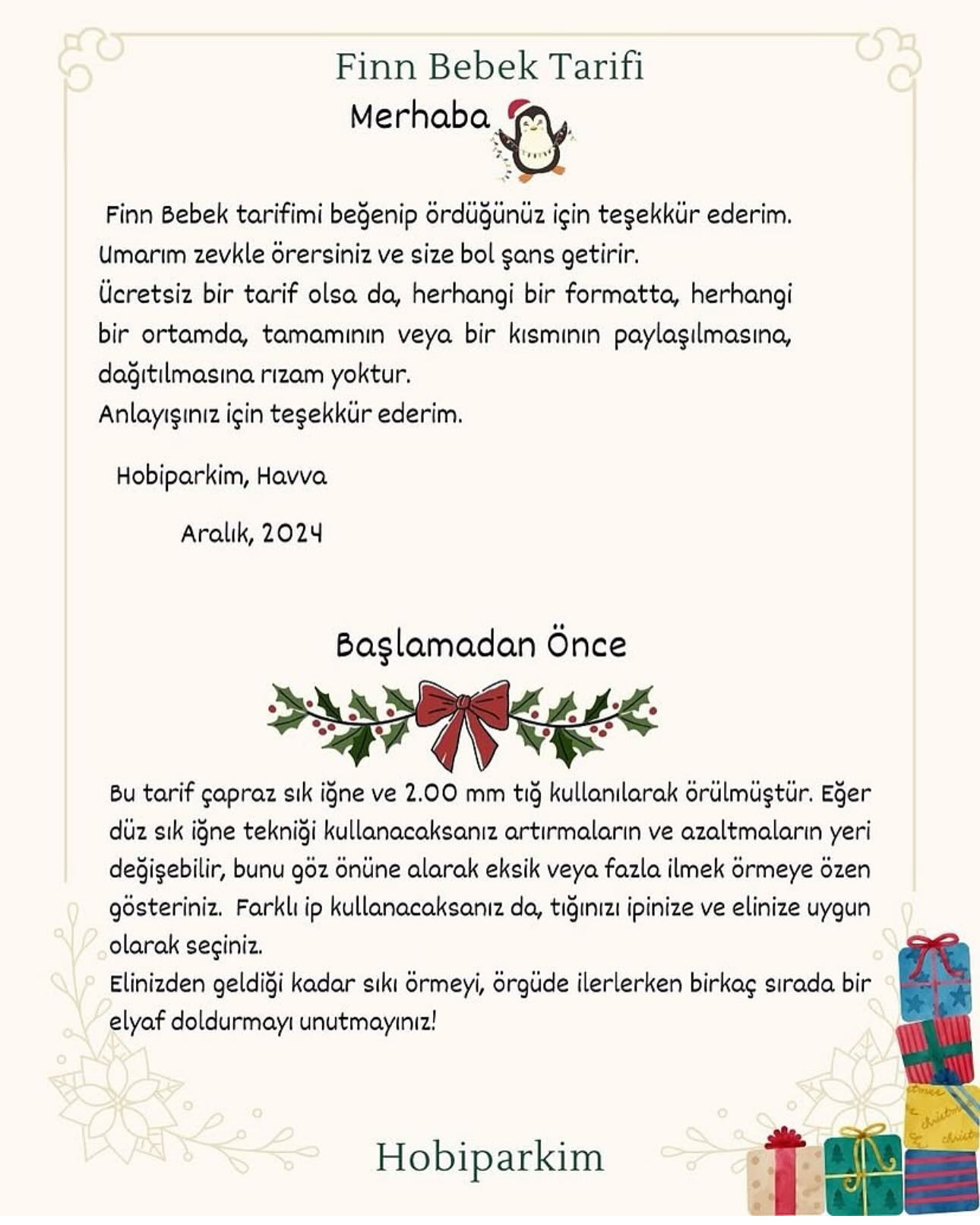 Finn Bebek Amigurumi Yapımı