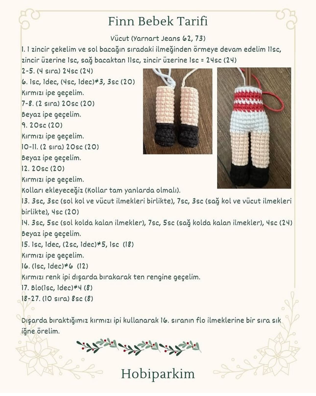 Finn Bebek Amigurumi Yapımı