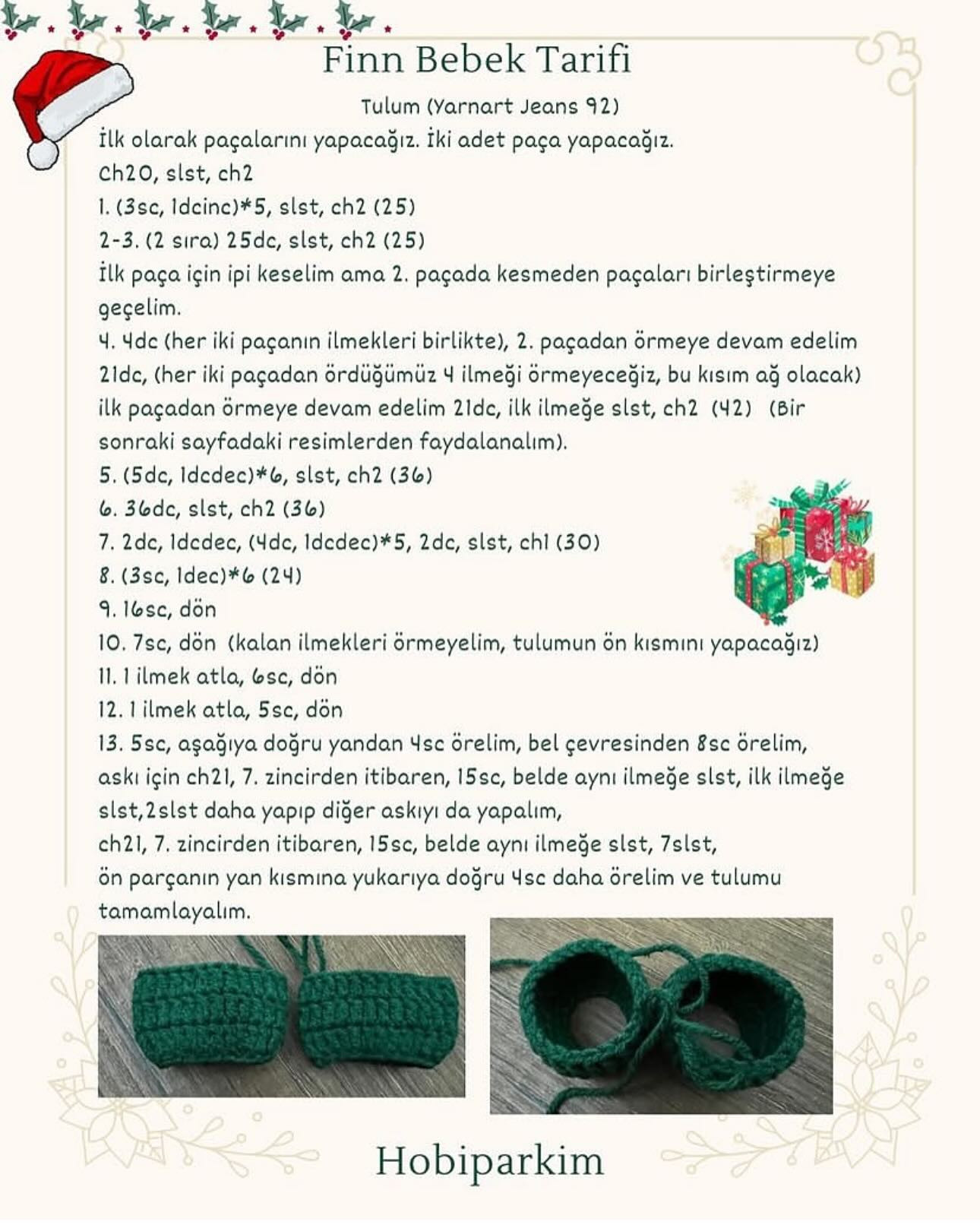 Finn Bebek Amigurumi Yapımı