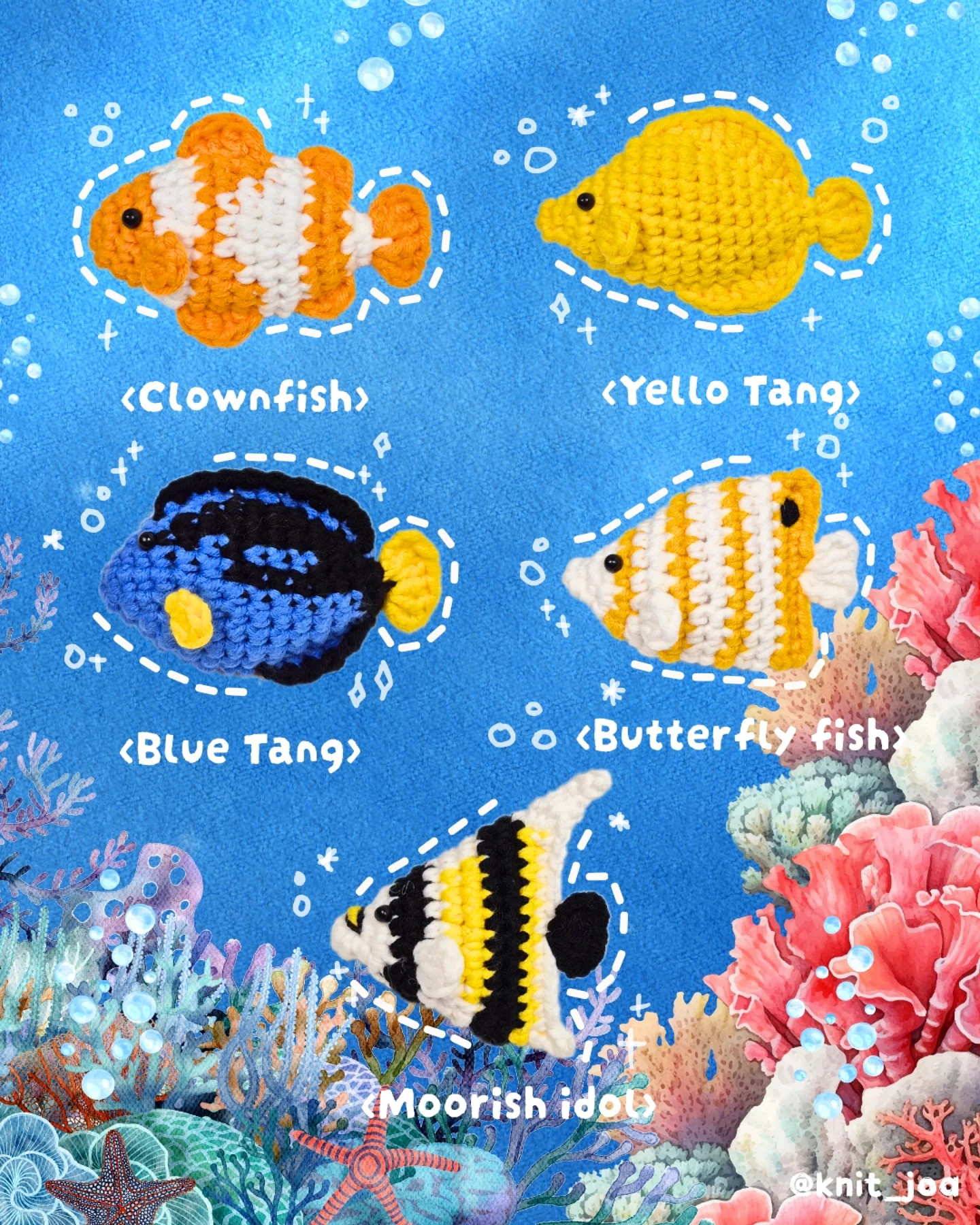Five Free Crochet Fish Patterns