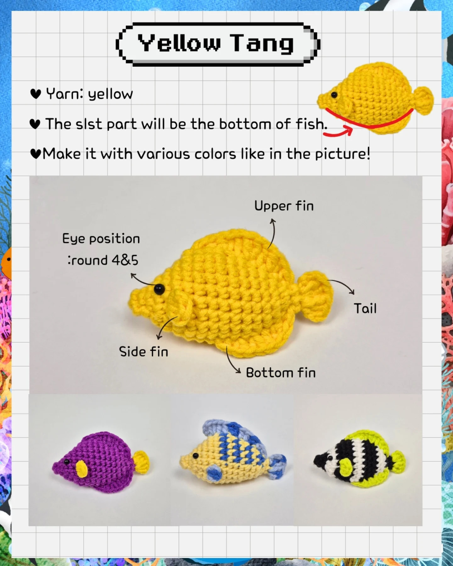 Five Free Crochet Fish Patterns