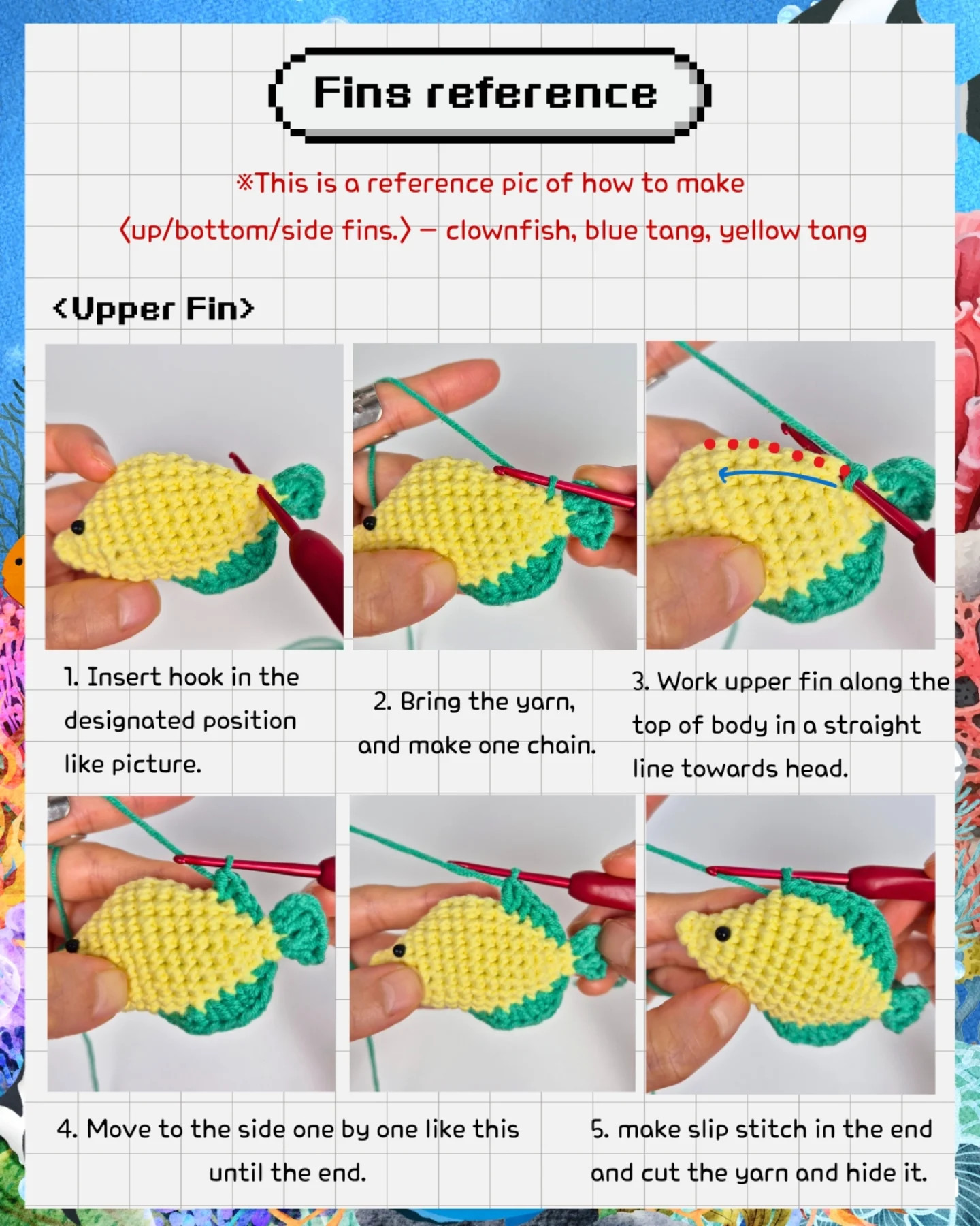 Five Free Crochet Fish Patterns