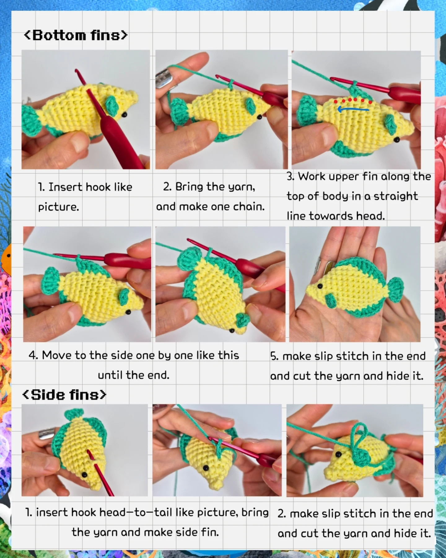 Five Free Crochet Fish Patterns