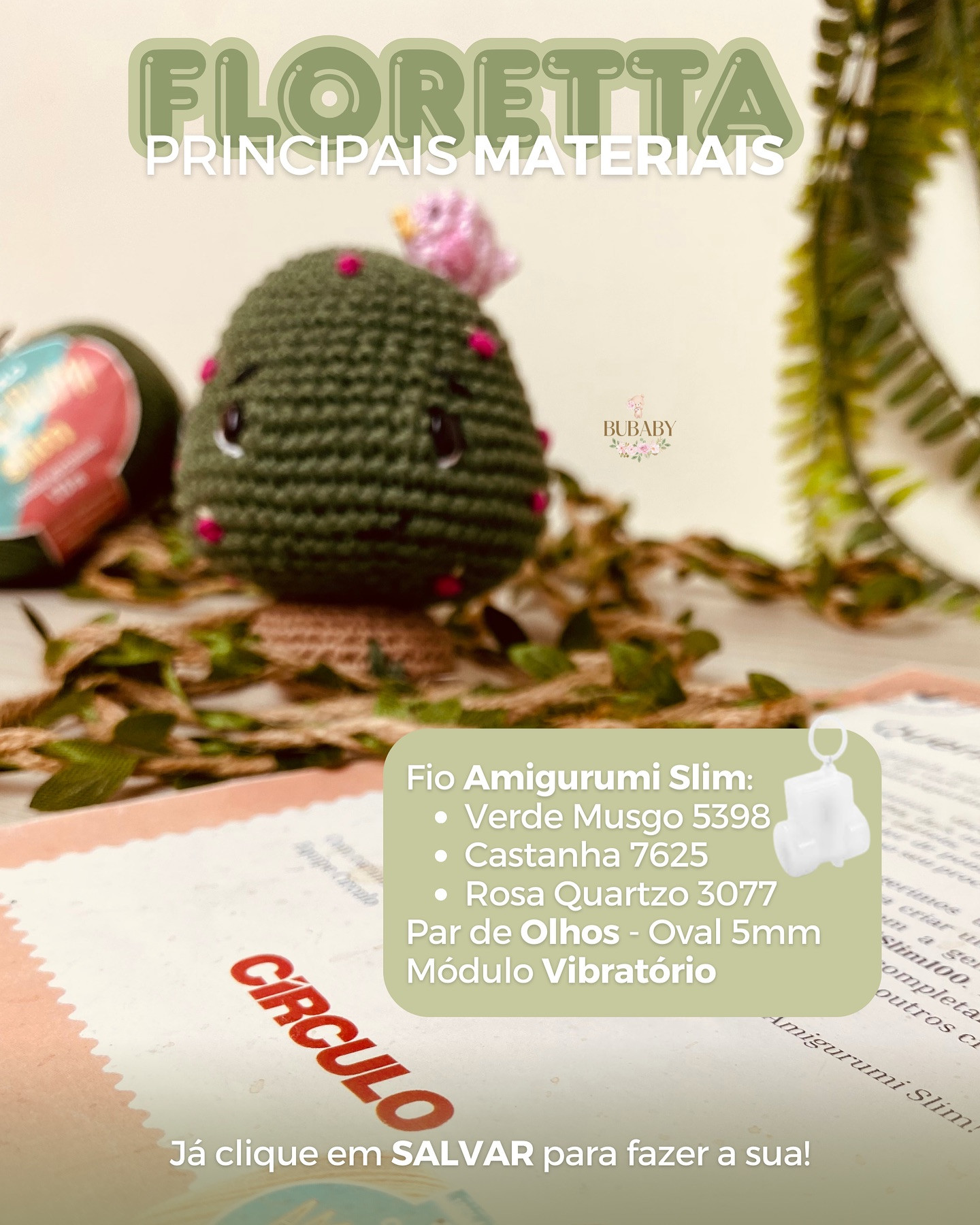 Floretta: Gráfico de amigurumi de cacto grátis!
