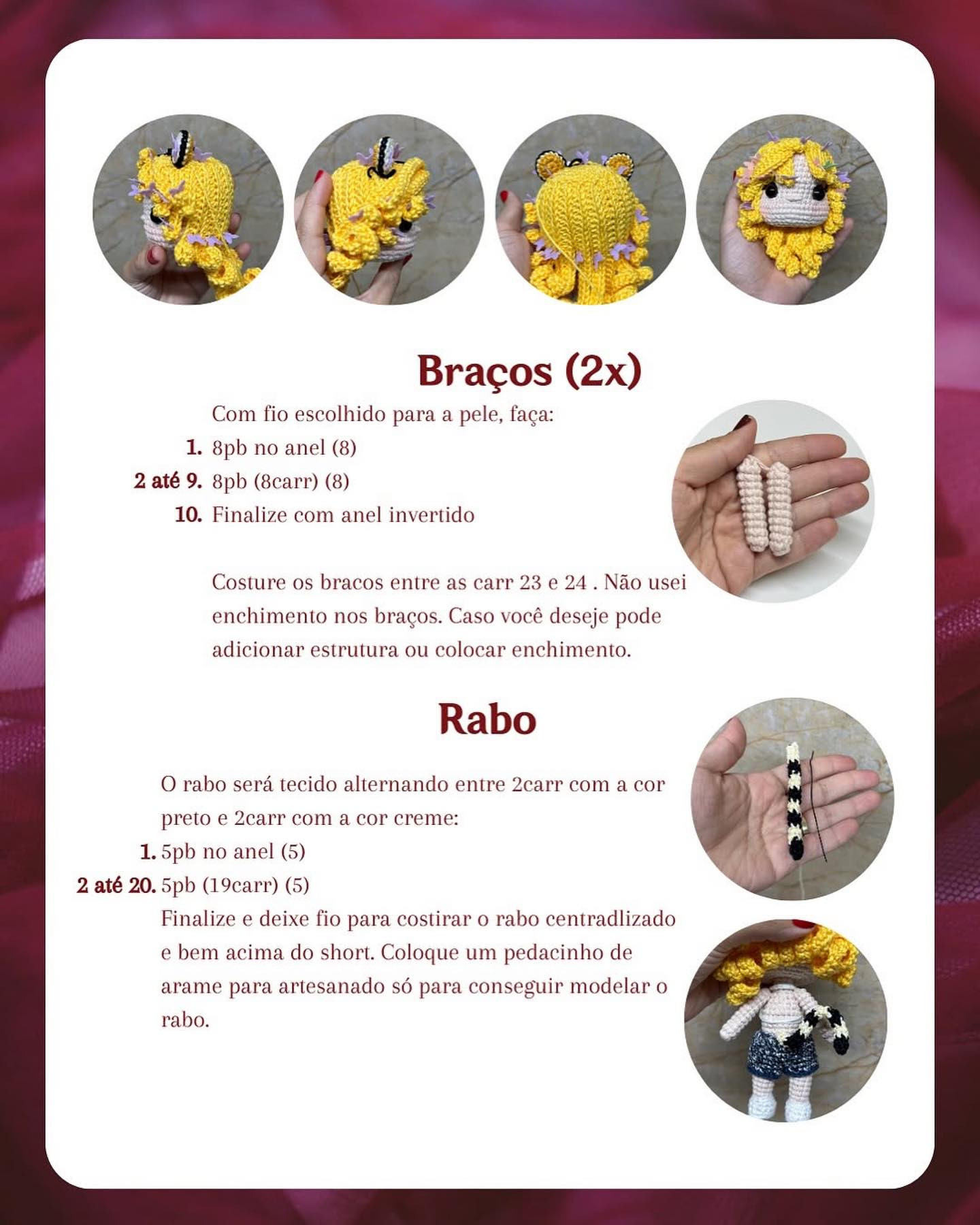 Folía: Gráfico de Amigurumi Grátis para Fazer