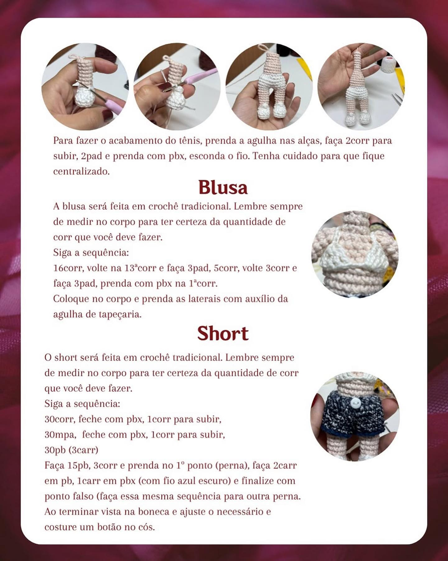 Folía: Gráfico de Amigurumi Grátis para Fazer