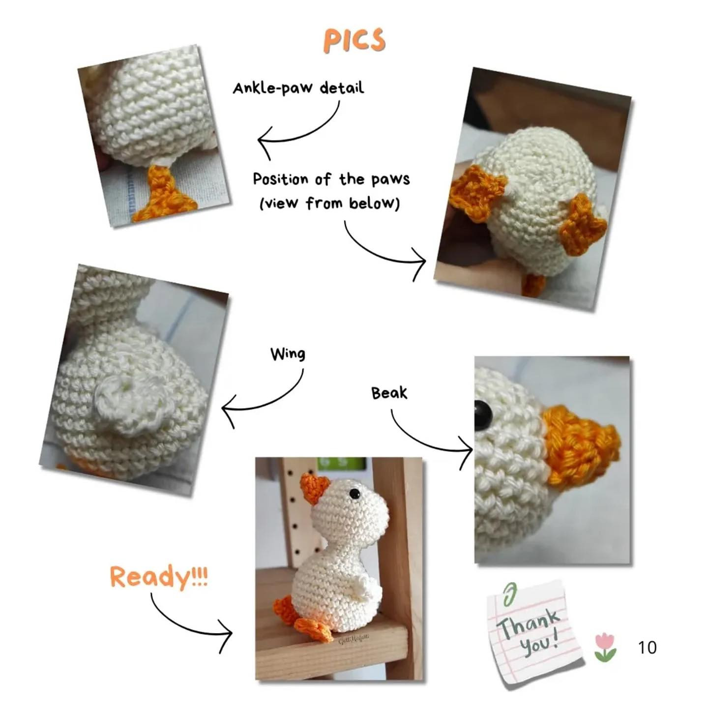 Free Amigurumi Crochet Pattern: Giuseppe the Duck!