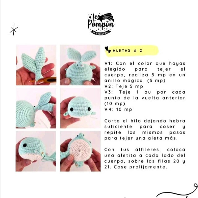 Free Amigurumi Whale Crochet Pattern