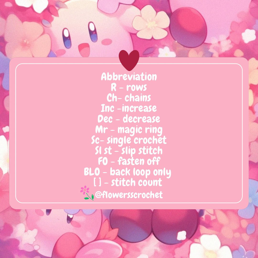 ❣️Free Bunny Kirby Pattern out now❣️ <(˶ᵔᵕᵔ˶)>