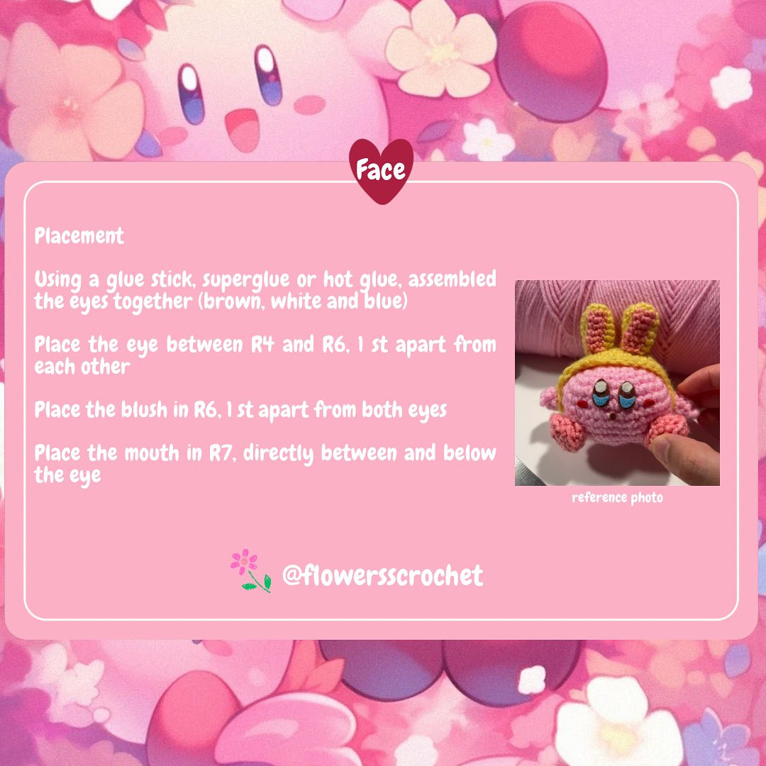 ❣️Free Bunny Kirby Pattern out now❣️ <(˶ᵔᵕᵔ˶)>