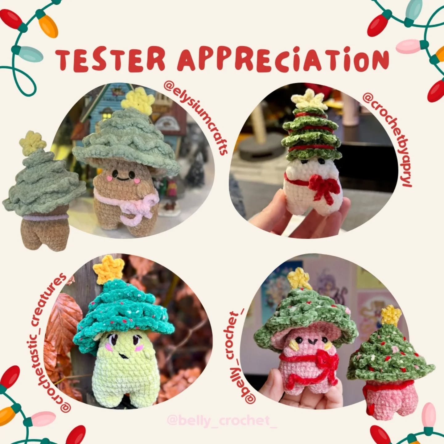 Free Christmas Tree Cap Crochet Mod for Buttshroom
