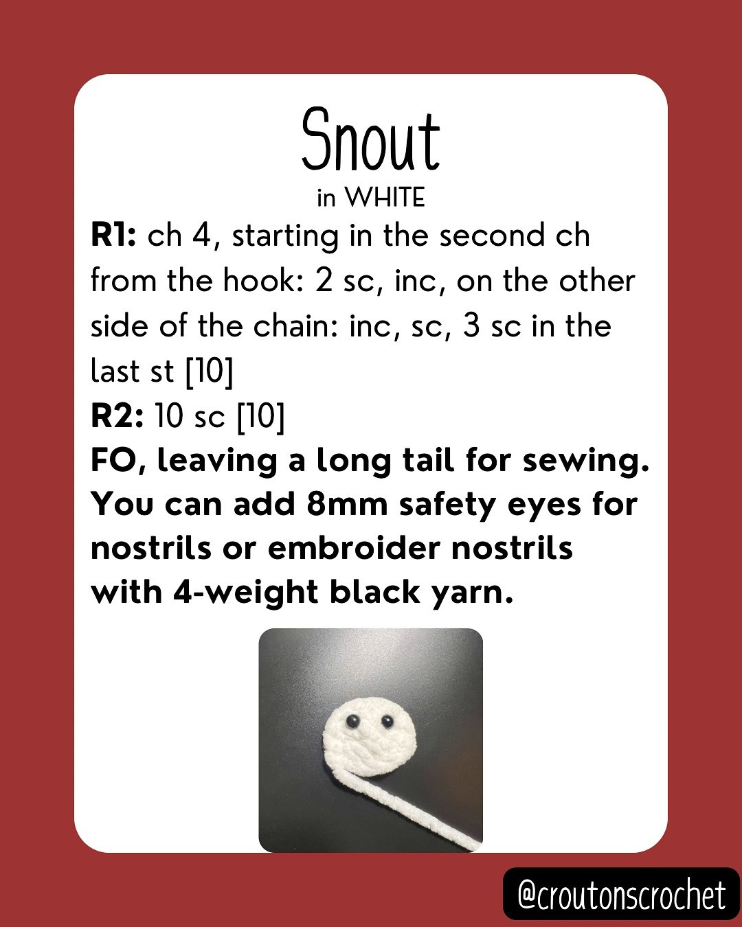 Free Cowbernet Sauvignon Crochet Pattern