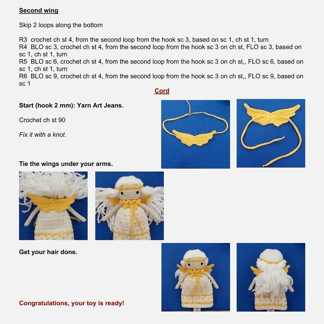 Free Crochet Angel Pattern: Adorable Amigurumi Pattern