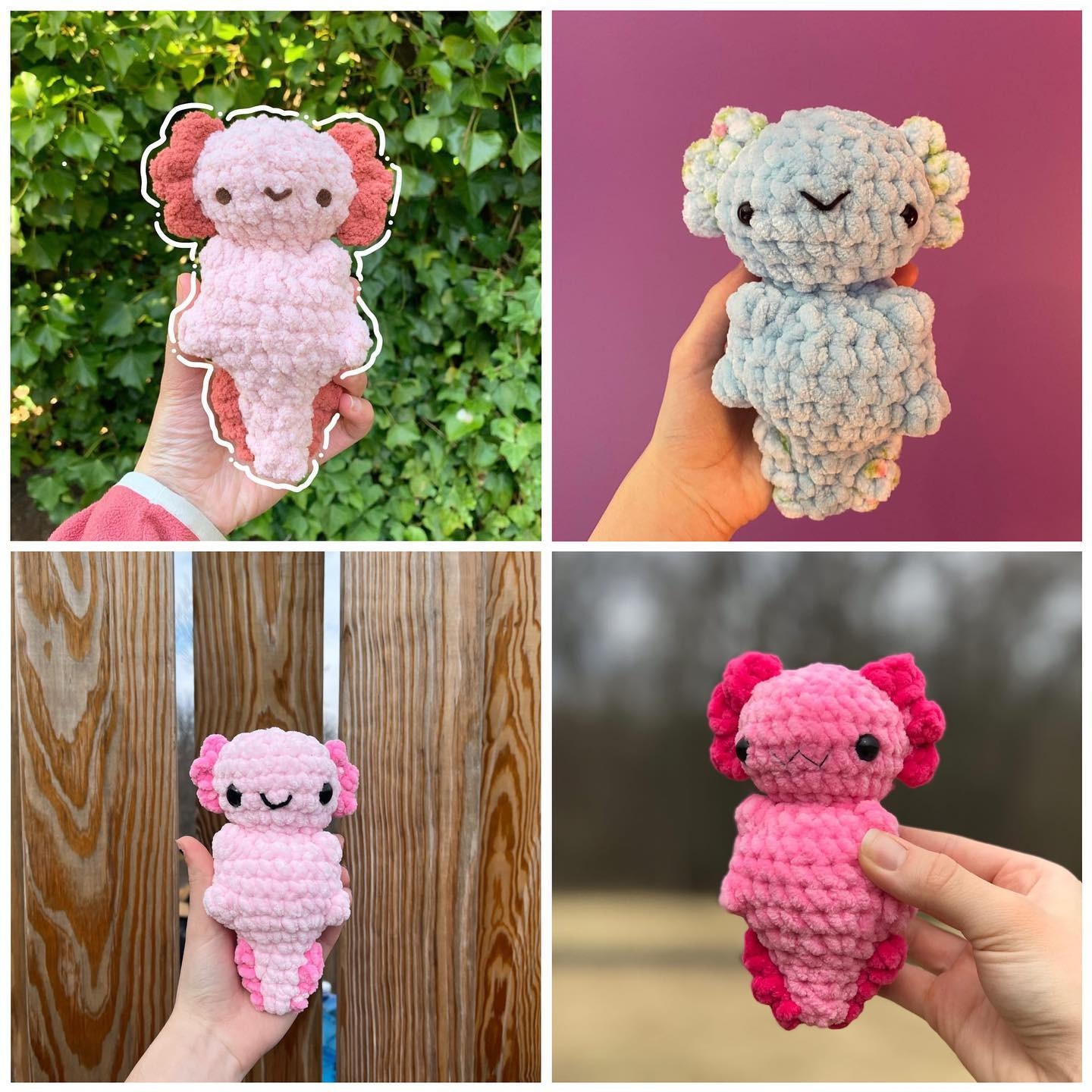 Free Crochet baby  Axolotl Pattern!