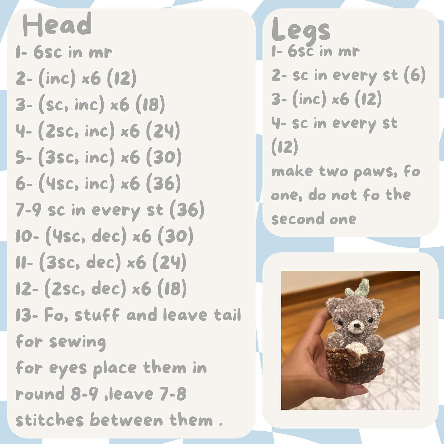 Free Crochet Bear Pattern Release!
