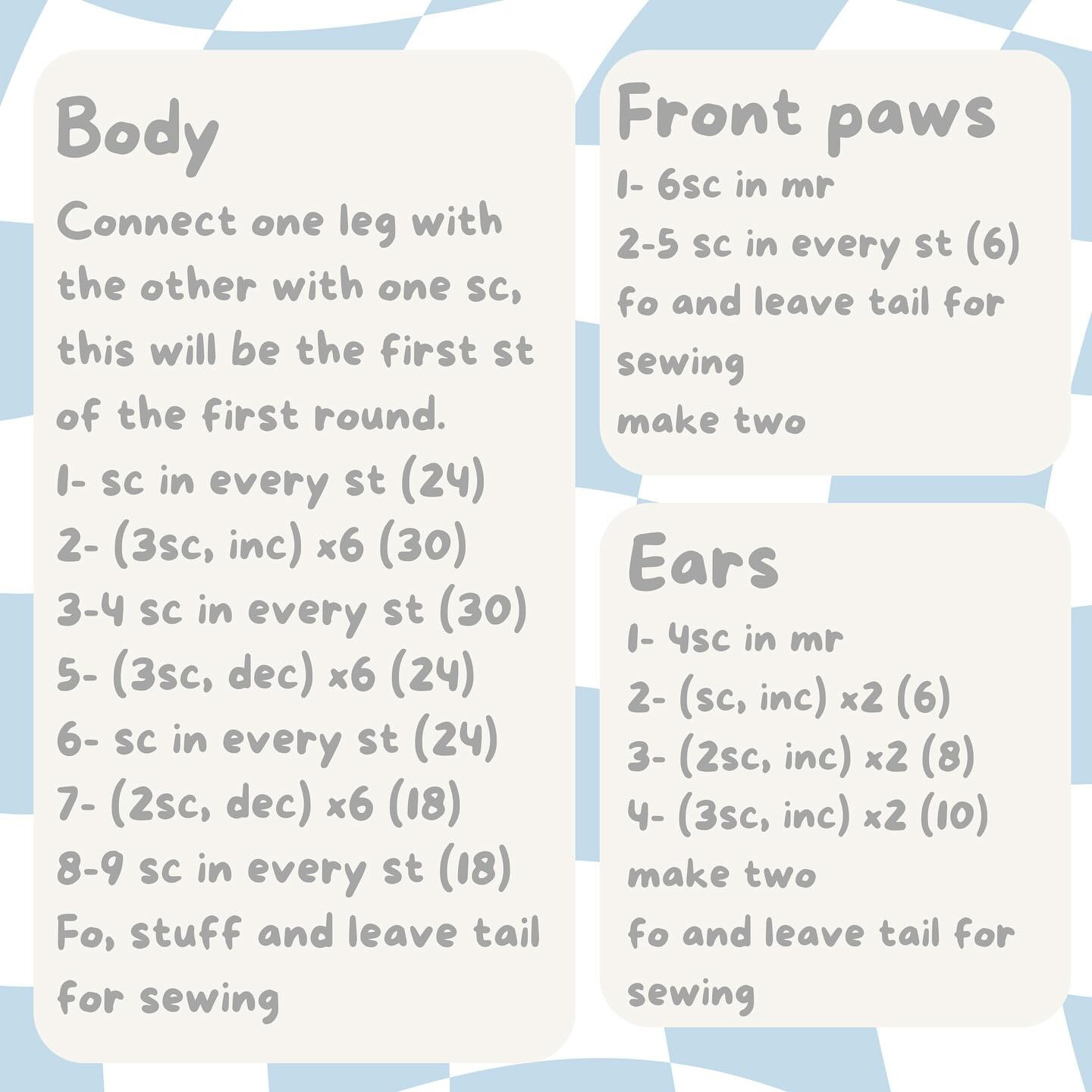 Free Crochet Bear Pattern Release!