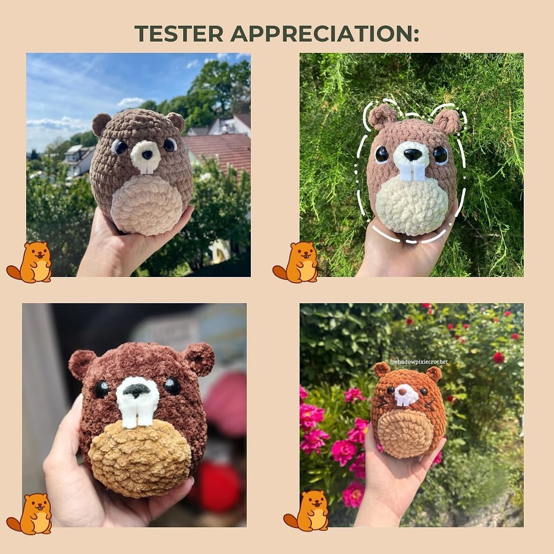 Free Crochet Beaver Pattern: Adorable Amigurumi
