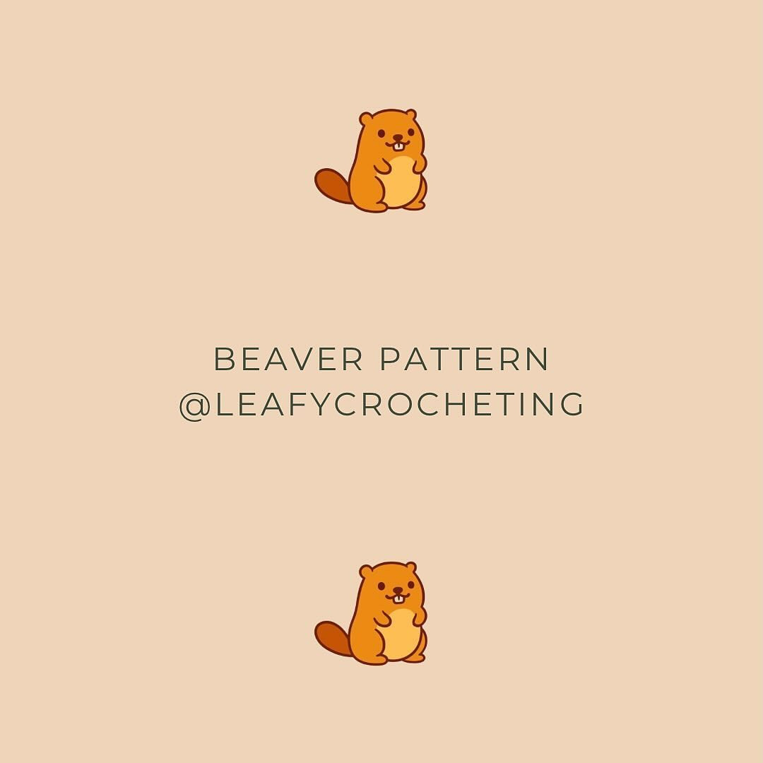 Free Crochet Beaver Pattern: Adorable Amigurumi