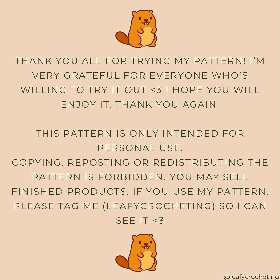 Free Crochet Beaver Pattern: Adorable Amigurumi