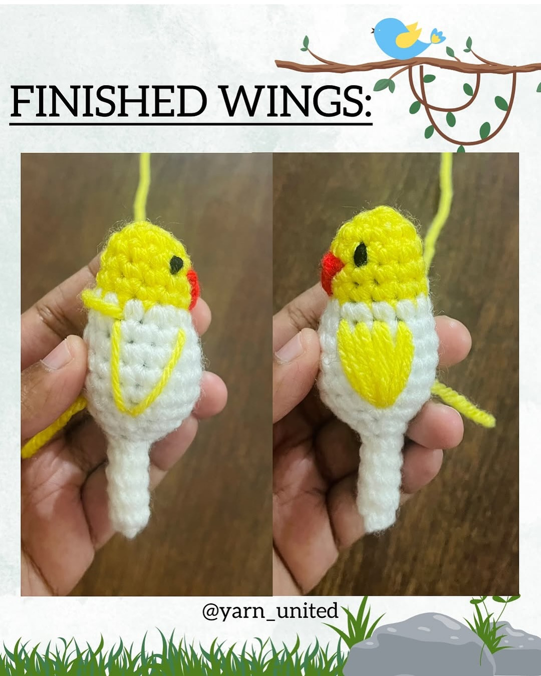 Free Crochet Bird Pattern: Adorable Three-Bird Set