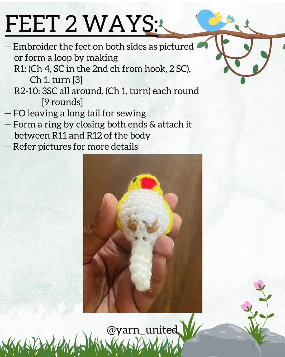 Free Crochet Bird Pattern: Adorable Three-Bird Set