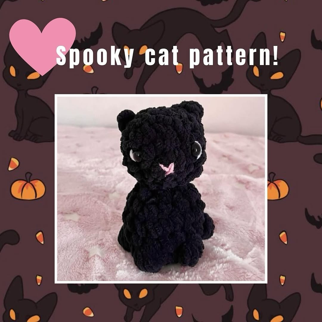 Free Crochet Black Cat Pattern Release!