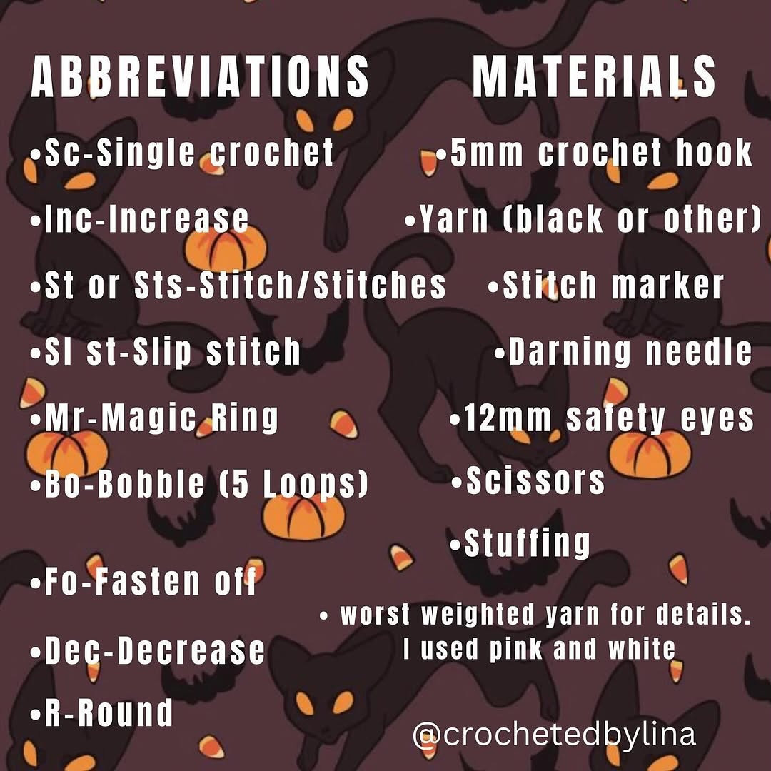 Free Crochet Black Cat Pattern Release!