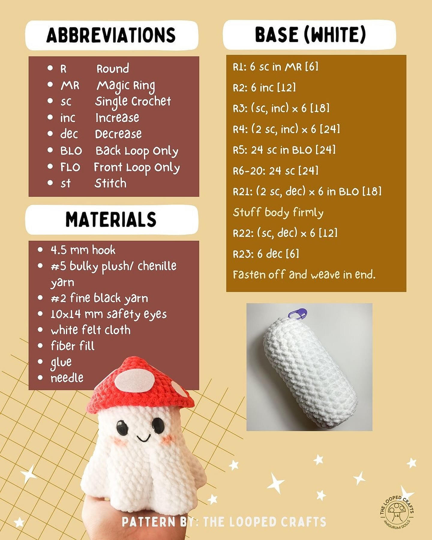 Free Crochet Boo! Amigurumi Pattern